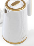 Salter White Palermo Texture Kettle 1.7L (British brand)