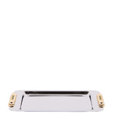 ZODIAC Small Gold-Plated Cylinder Tray for Bathroom Storage