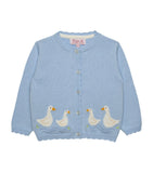 Trotters cotton duck infant cardigan 3-24 months (British brand)