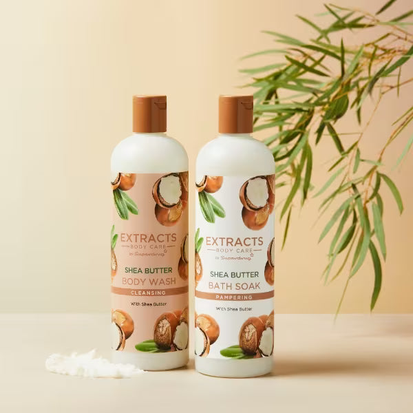 Superdrug Extracts Shea Body Wash 500ml (British brand)