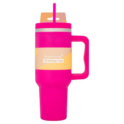Tasse de boisson Superdrug Rose avec paille