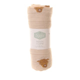 Ziggle Cotton Muslin Square Highland Cow 80x80cm