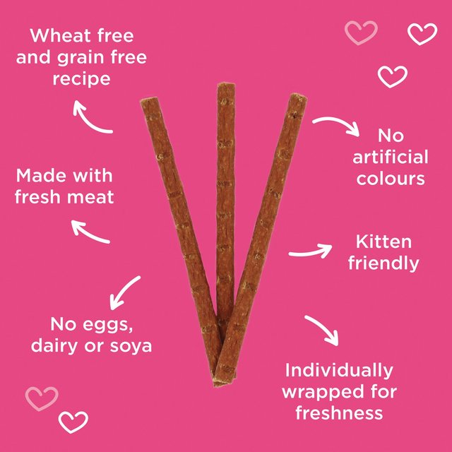 Webbox Tasty Sticks with Salmon & Trout Semi-Moist Cat Treats 30g GOODS M&S