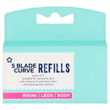 Superdrug Curve 5 Razor Blade Refill Pack x3 GOODS Superdrug