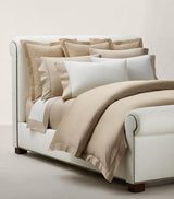 Ralph Lauren Home Organic Cotton Sateen Quilted Pillowcase 65cm x 65cm