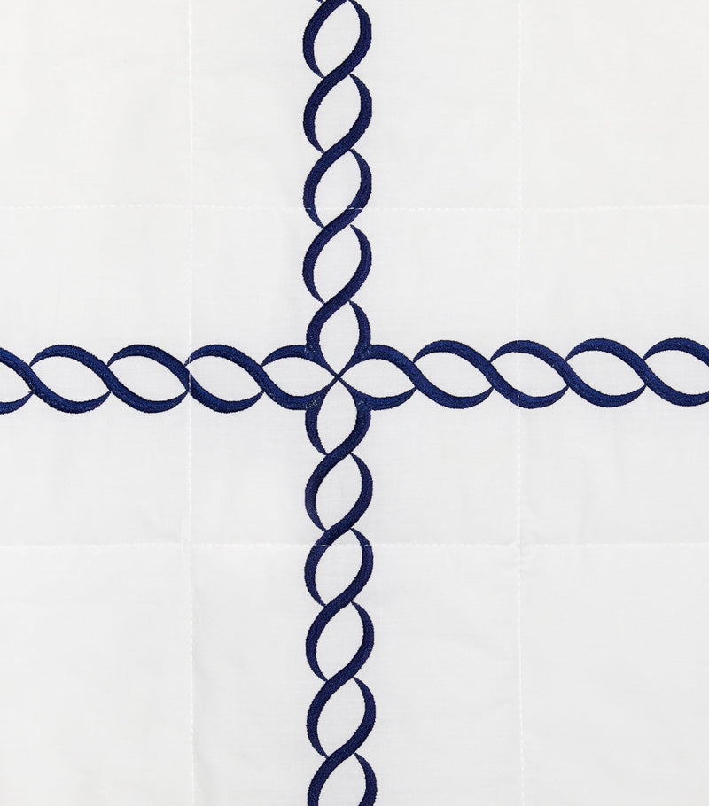 Pratesi Treccia super king bedspread 290x260cm, imported from the UK