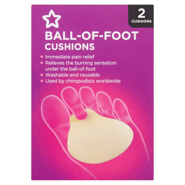 Superdrug Toe Loop Ball of Foot Cushion x2 GOODS Superdrug