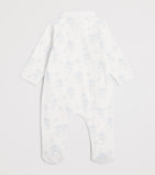 Patachou stretch-cotton printed all-in-one 1-24 months, imported from the UK