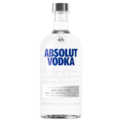 Absolut Original Vodka 70cl - British product
