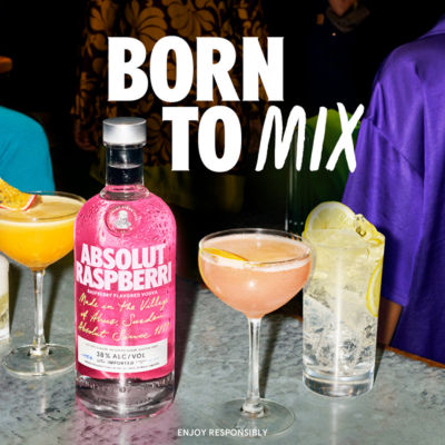 Absolut Raspberri Vodka 70cl - British product