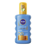 Nivea Protect & Bronze Pump Spray SPF 20 Adult's Sun Cream 200ML