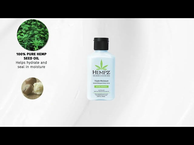 Hempz Pomegranate triple moisture body crème 66ml, UK version