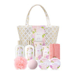 Livingandhome Rose Scented Spa Bath Gift Set 10 Pieces