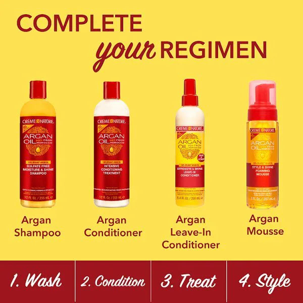 Creme of Nature Argan Oil Shampoo 355ml, imported from the UK