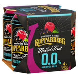 Kopparberg Alcohol-Free Apple Cider with Raspberry & Blackcurrant 4 x 330ml