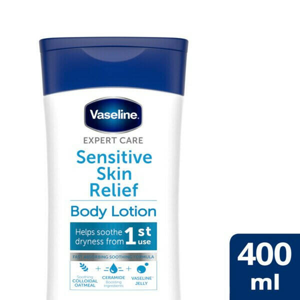 Vaseline Sensitive Skin Relief 400Ml GOODS Superdrug