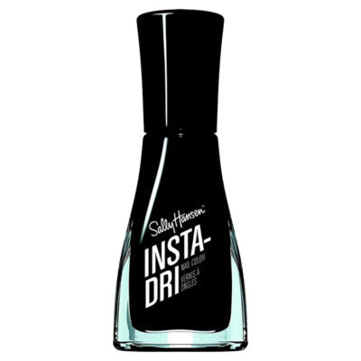 Sally Hansen nail polish Black to Black 9.17ml (British brand)