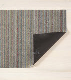 Chilewich Skinny Stripe Shag Doormat 46cm x 71cm - British product