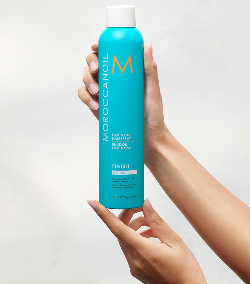 Moroccanoil medium hold hairspray 330ml, imported from the UK