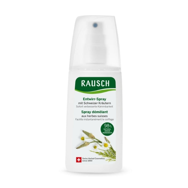 Rausch Detangling Spray Conditioner Swiss Herbs 100ml, imported from the UK