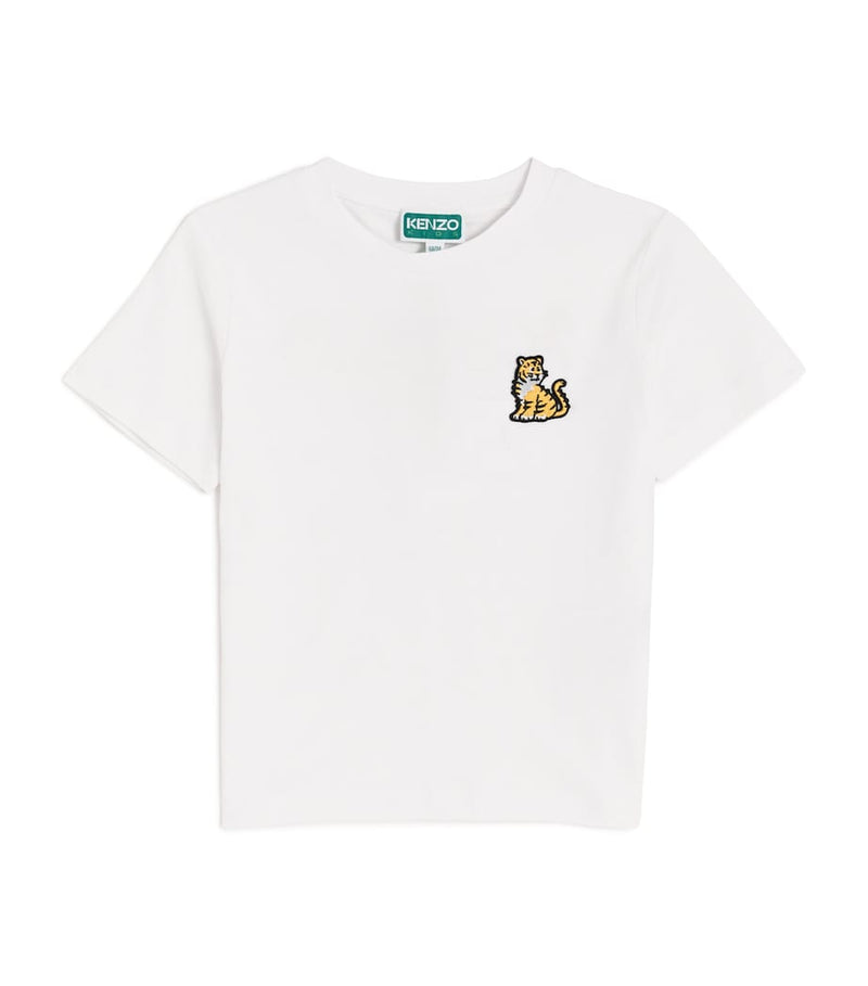 Kenzo Kids Cotton Tiger Graphic T-Shirt (9 Months-4 Years)