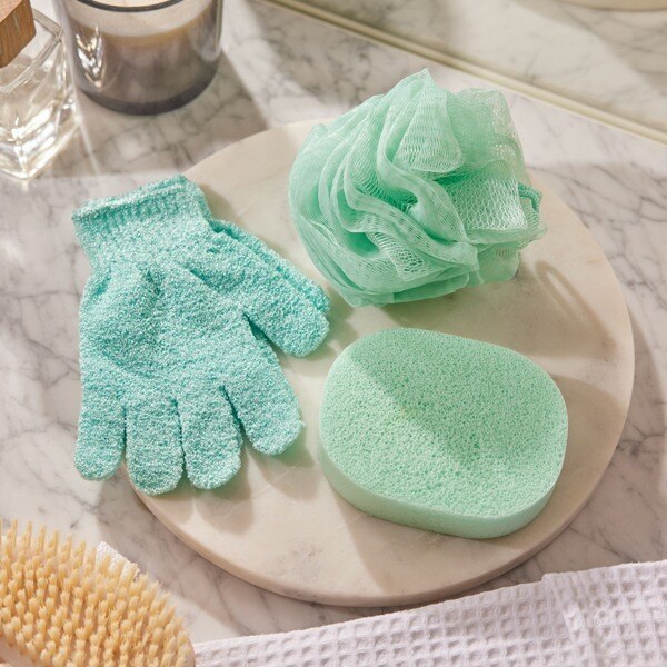 Superdrug Ramer Bath & Body Sponge Green GOODS Superdrug