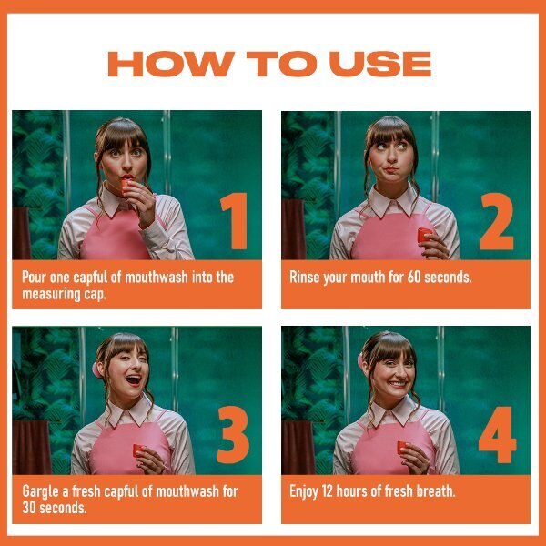 The Breath Co Fresh Breath Oral Rinse Mild Mint 500ml GOODS Superdrug