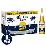 Corona Extra Premium Lager Beer Bottles 18x330ml