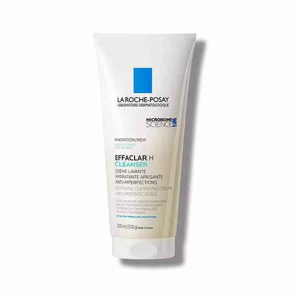 La Roche-Posay Effaclar H Cleansing Cream 200ml, imported from the UK