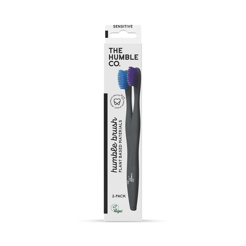 Humble Plant Based Sensitive Toothbrush Pack of 2, UK version