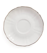 GINORI 1735 Corona Platino Porcelain Tea Saucer (15cm)