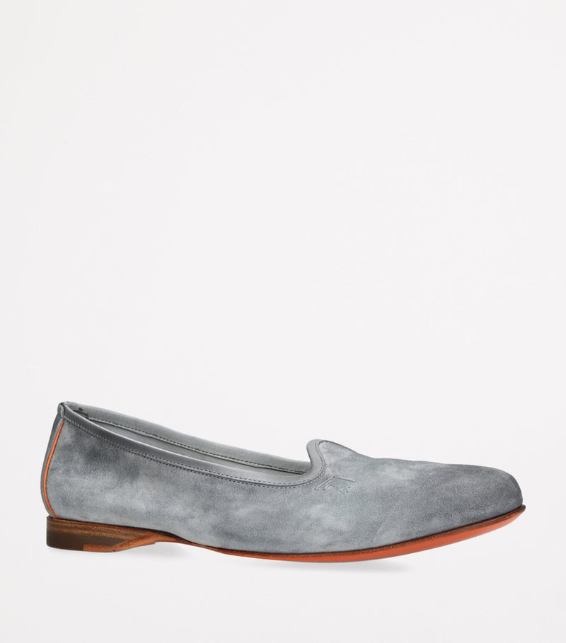 Santoni suede Andrea loafers (British brand)