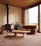The Rug Company Sono Salmon rug 2.74m x 1.83m (British brand)