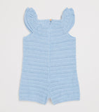 Chloé Kids cotton knitted logo playsuit 6-36 months - British product
