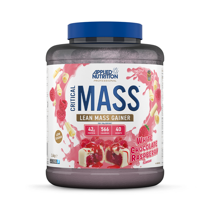 Applied Nutrition Critical Mass Professional Lean Mass Gainer Strawberry 2.4kg (16 Servings) - 999293