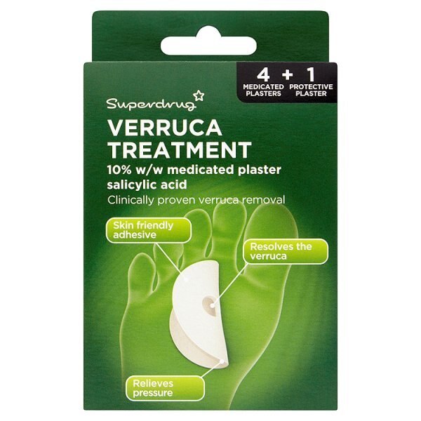 Superdrug Verruca Treatment Salicylic Acid 10% w/w GOODS Superdrug