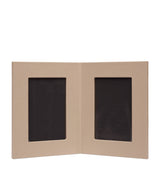 Smythson Calfskin Panama Double Photo Frame 6 x 4