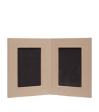 Smythson calfskin Panama double photo frame 6 x 4 (British brand)