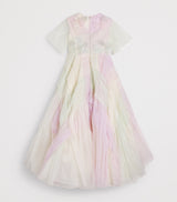 Tulle Floral Maxi Dress for Girls Aged 6-10 Years