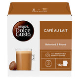 Nescafe Café Au Lait coffee pods x16, imported from the UK