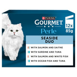 Gourmet Perle Seaside Duo wet cat food 12x85g, UK version