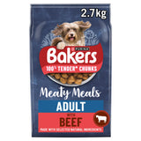 Bakers Beef Dry Dog Food 2.7kg - British product