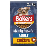 Bakers Meaty Meals chicken dry dog food 2.7kg - British product
