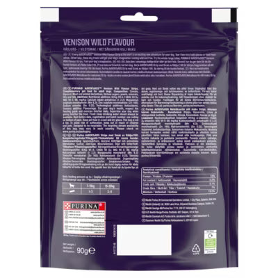 Purina Adventuros venison dog treats 90g - British product