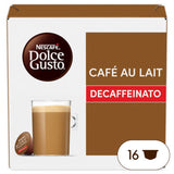 Nescafe Dolce Gusto Café Au Lait Decaffeinato Coffee Pods 16 Pack