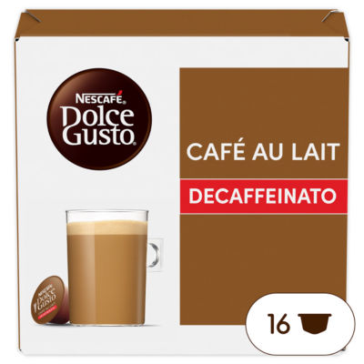 Nescafe Café Au Lait Coffee Pods 16, imported from the UK