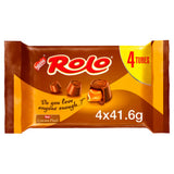 ROLO Milk Chocolate & Caramel Tube 4 Pack Chocolate Toffee Candies 166.4g