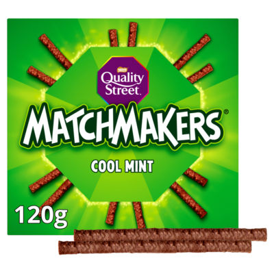 Quality Street Matchmakers Mint Chocolate Sticks 120g (British brand)