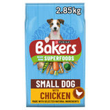 Bakers small dog chicken dry dog food 2.85kg - British product