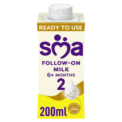 SMA follow-on baby milk 200ml (British brand)